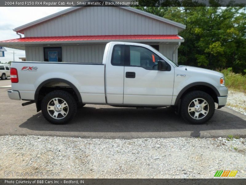 Silver Metallic / Black/Medium Flint 2004 Ford F150 FX4 Regular Cab 4x4