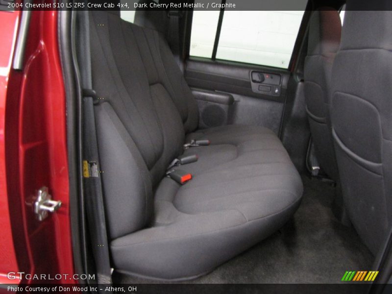 Dark Cherry Red Metallic / Graphite 2004 Chevrolet S10 LS ZR5 Crew Cab 4x4