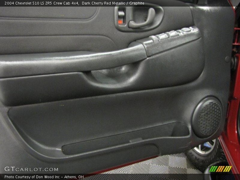 Dark Cherry Red Metallic / Graphite 2004 Chevrolet S10 LS ZR5 Crew Cab 4x4