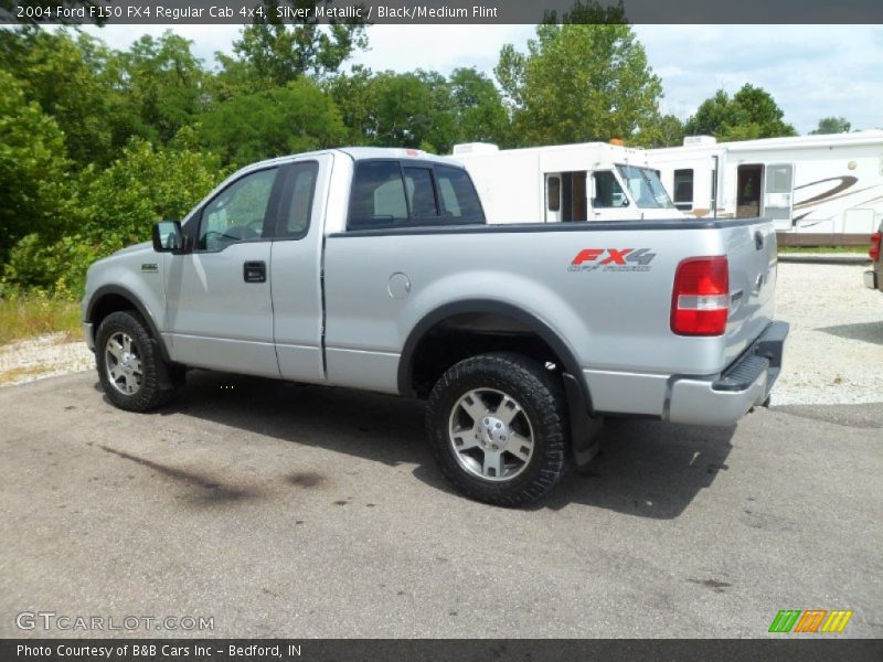 Silver Metallic / Black/Medium Flint 2004 Ford F150 FX4 Regular Cab 4x4