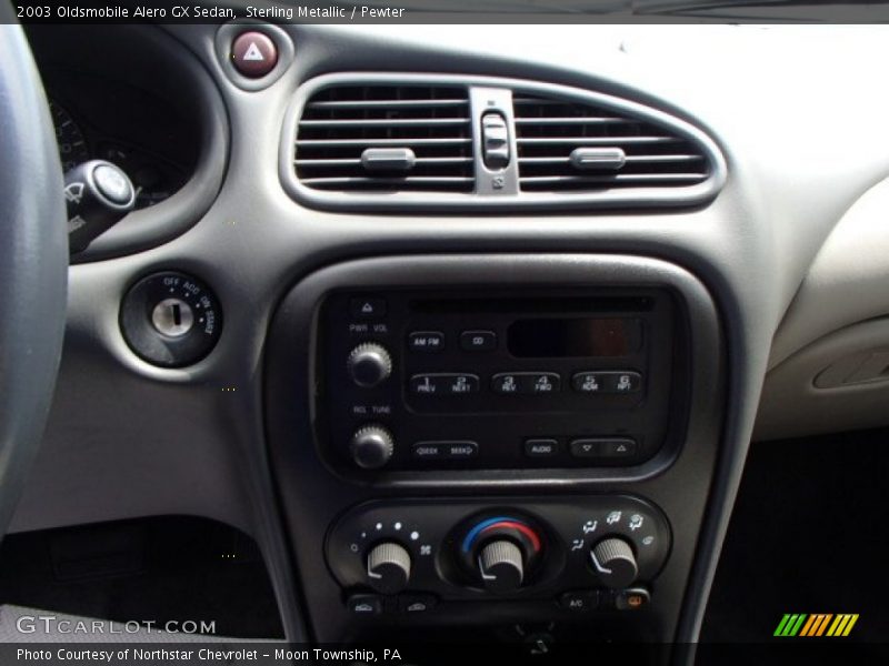 Controls of 2003 Alero GX Sedan