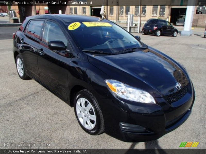 Black Sand Pearl / Dark Charcoal 2011 Toyota Matrix 1.8