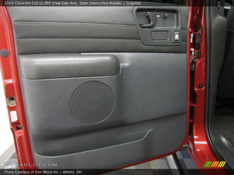 Dark Cherry Red Metallic / Graphite 2004 Chevrolet S10 LS ZR5 Crew Cab 4x4