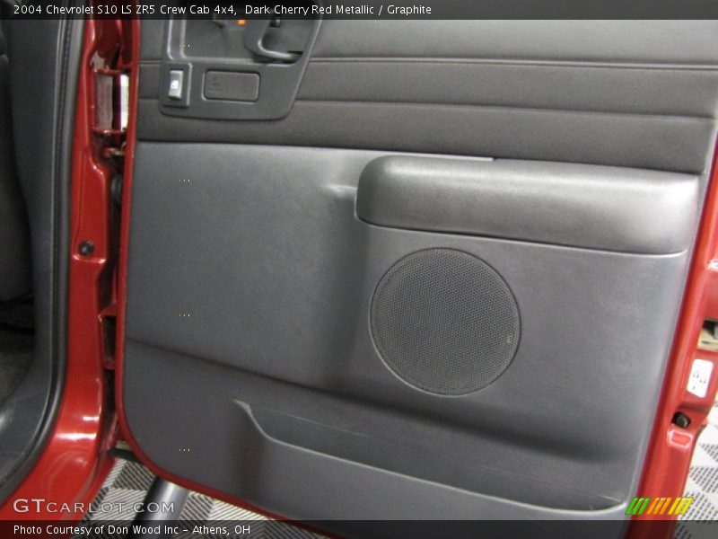 Dark Cherry Red Metallic / Graphite 2004 Chevrolet S10 LS ZR5 Crew Cab 4x4