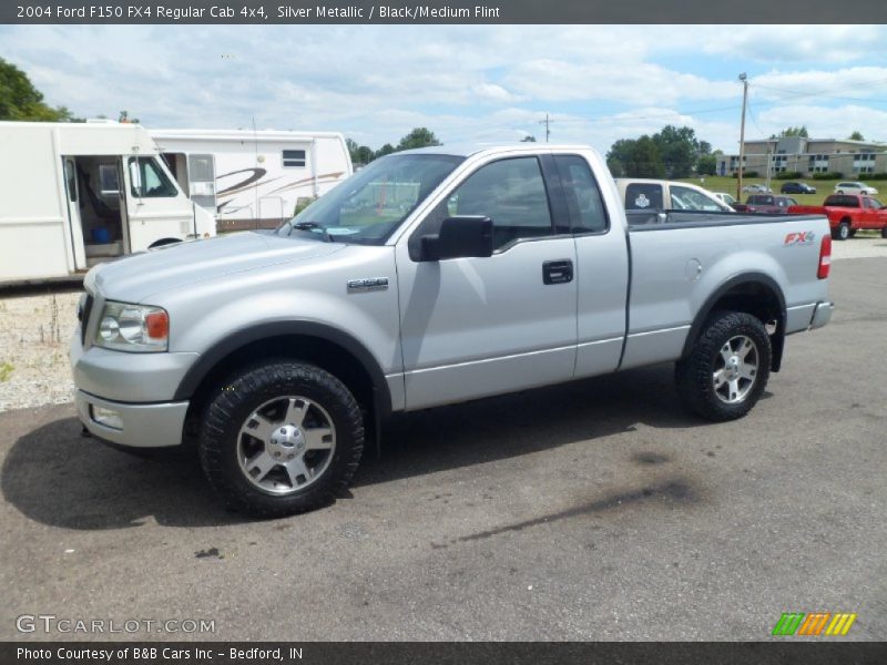 Silver Metallic / Black/Medium Flint 2004 Ford F150 FX4 Regular Cab 4x4