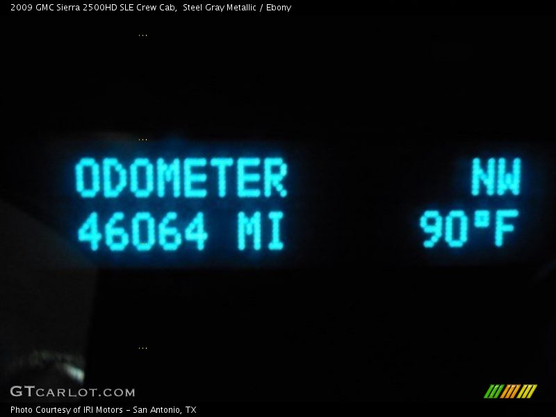 Steel Gray Metallic / Ebony 2009 GMC Sierra 2500HD SLE Crew Cab