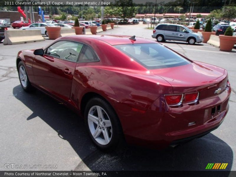 Red Jewel Metallic / Beige 2011 Chevrolet Camaro LT Coupe