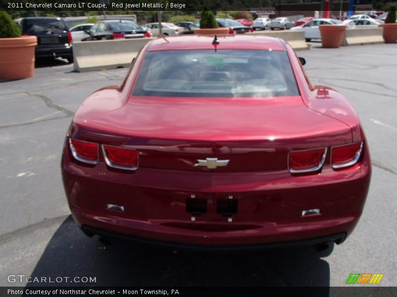 Red Jewel Metallic / Beige 2011 Chevrolet Camaro LT Coupe