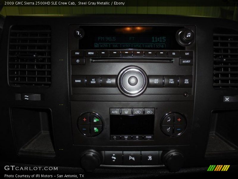 Steel Gray Metallic / Ebony 2009 GMC Sierra 2500HD SLE Crew Cab