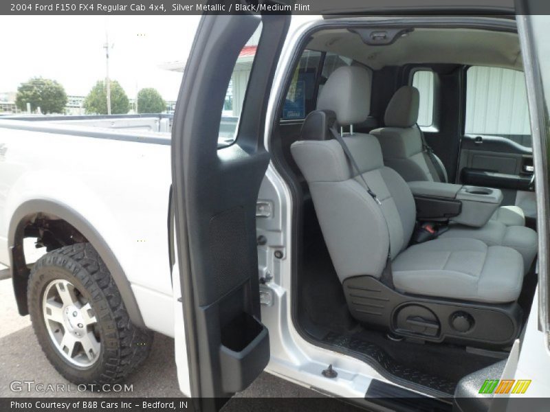 Silver Metallic / Black/Medium Flint 2004 Ford F150 FX4 Regular Cab 4x4