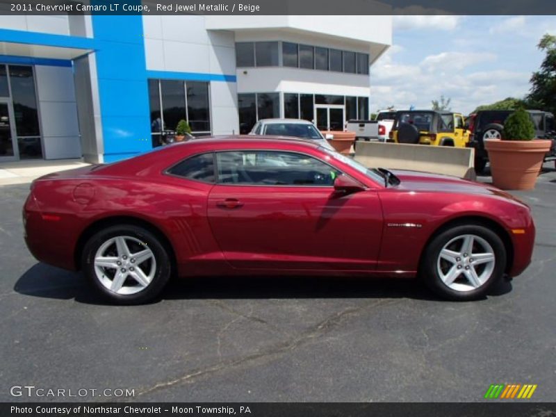 Red Jewel Metallic / Beige 2011 Chevrolet Camaro LT Coupe
