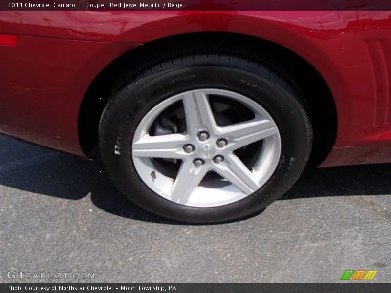 Red Jewel Metallic / Beige 2011 Chevrolet Camaro LT Coupe