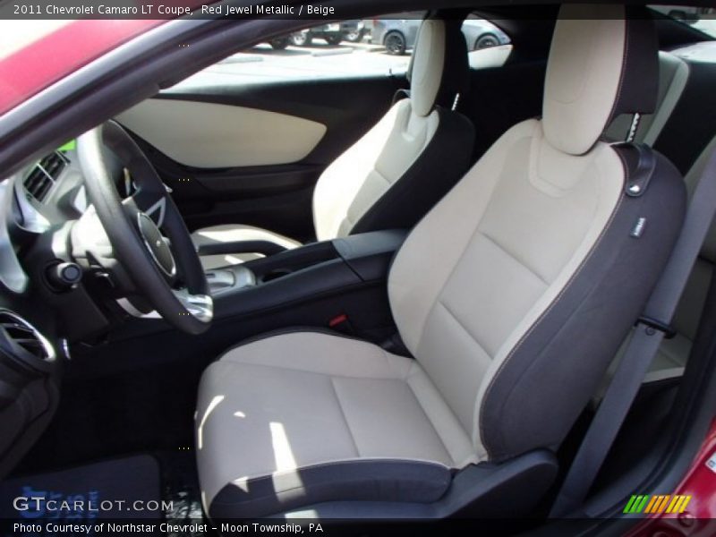 Red Jewel Metallic / Beige 2011 Chevrolet Camaro LT Coupe