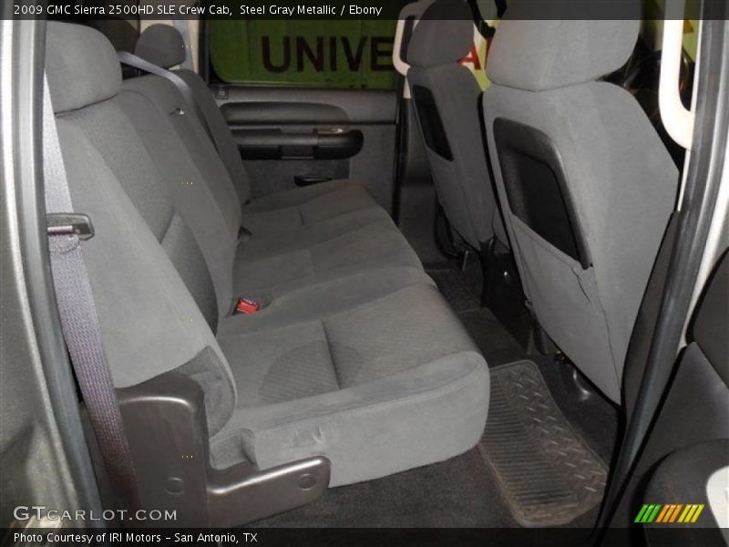 Steel Gray Metallic / Ebony 2009 GMC Sierra 2500HD SLE Crew Cab