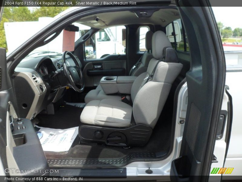 Silver Metallic / Black/Medium Flint 2004 Ford F150 FX4 Regular Cab 4x4