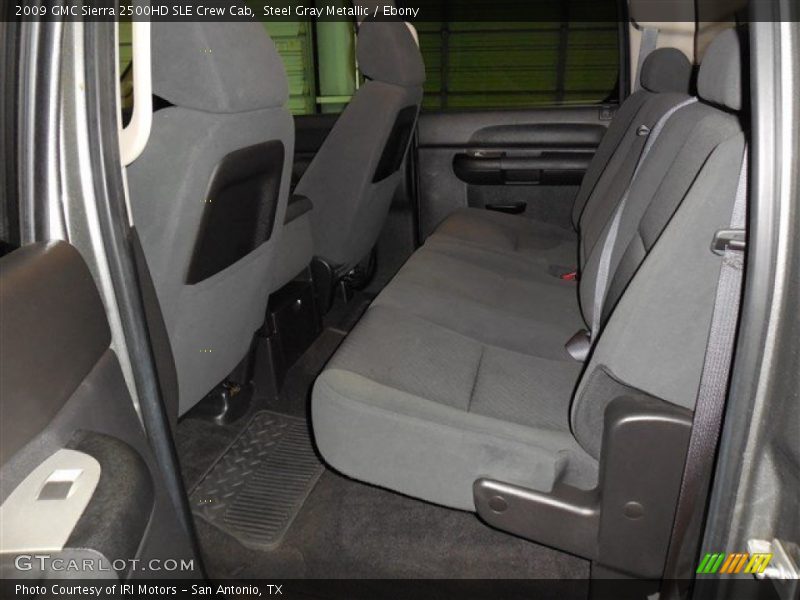 Steel Gray Metallic / Ebony 2009 GMC Sierra 2500HD SLE Crew Cab