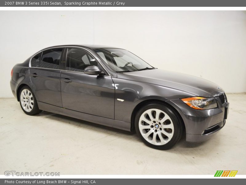 Sparkling Graphite Metallic / Grey 2007 BMW 3 Series 335i Sedan