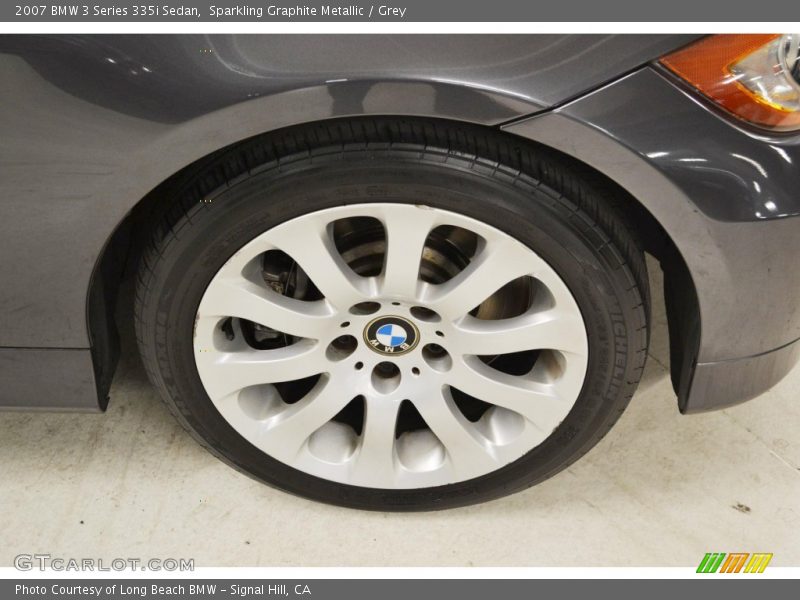 Sparkling Graphite Metallic / Grey 2007 BMW 3 Series 335i Sedan