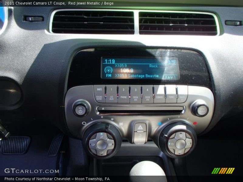 Red Jewel Metallic / Beige 2011 Chevrolet Camaro LT Coupe
