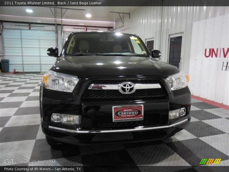 Black / Sand Beige Leather 2011 Toyota 4Runner Limited