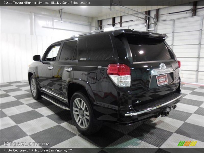 Black / Sand Beige Leather 2011 Toyota 4Runner Limited