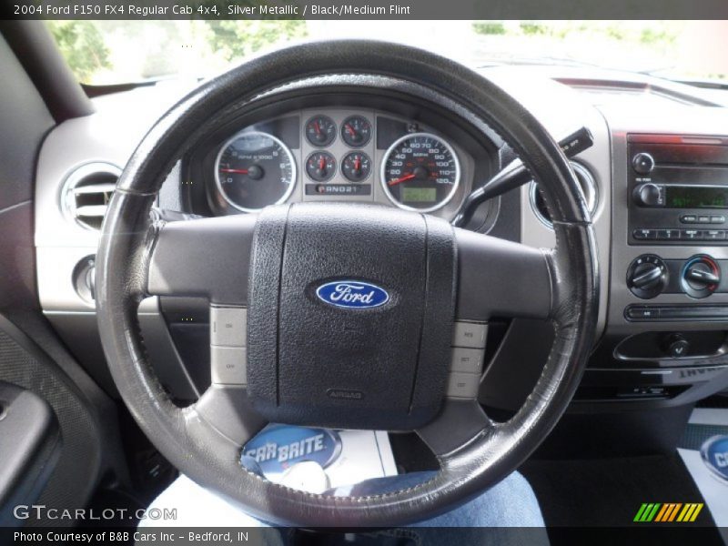 Silver Metallic / Black/Medium Flint 2004 Ford F150 FX4 Regular Cab 4x4