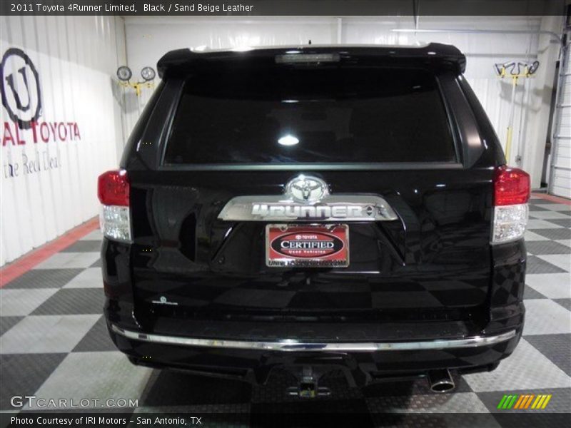 Black / Sand Beige Leather 2011 Toyota 4Runner Limited