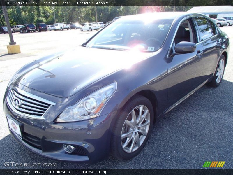 Blue Slate / Graphite 2012 Infiniti G 37 x S Sport AWD Sedan