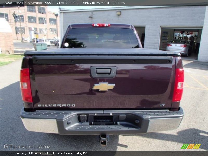 Dark Cherry Metallic / Ebony 2008 Chevrolet Silverado 1500 LT Crew Cab 4x4