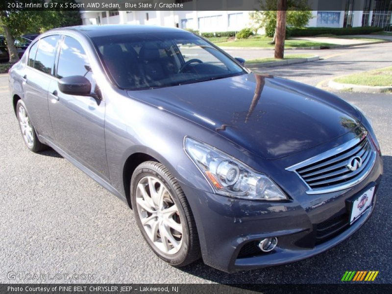 Blue Slate / Graphite 2012 Infiniti G 37 x S Sport AWD Sedan