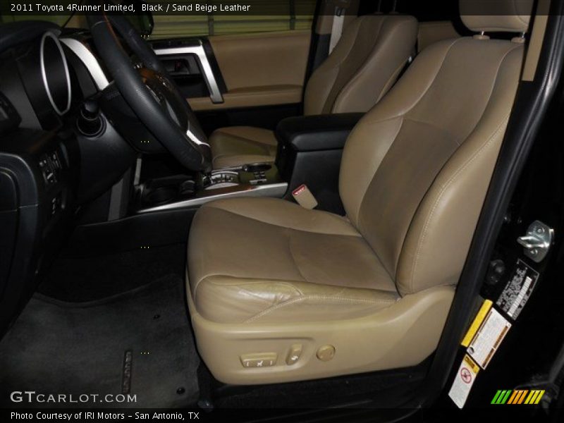 Black / Sand Beige Leather 2011 Toyota 4Runner Limited