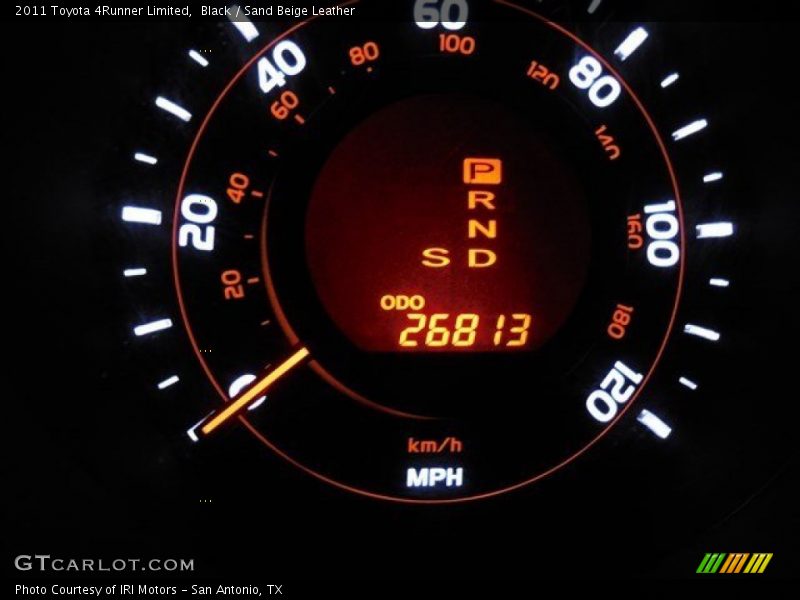 Black / Sand Beige Leather 2011 Toyota 4Runner Limited