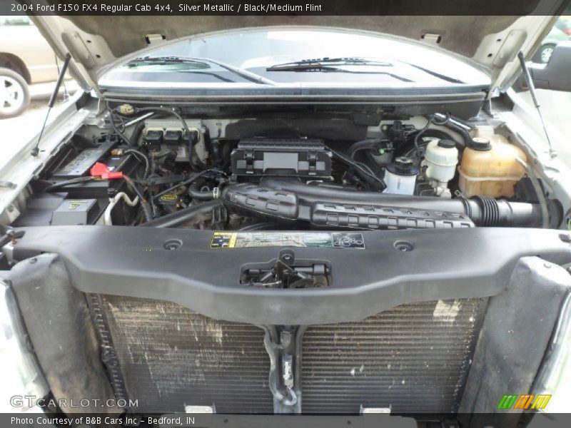 Silver Metallic / Black/Medium Flint 2004 Ford F150 FX4 Regular Cab 4x4
