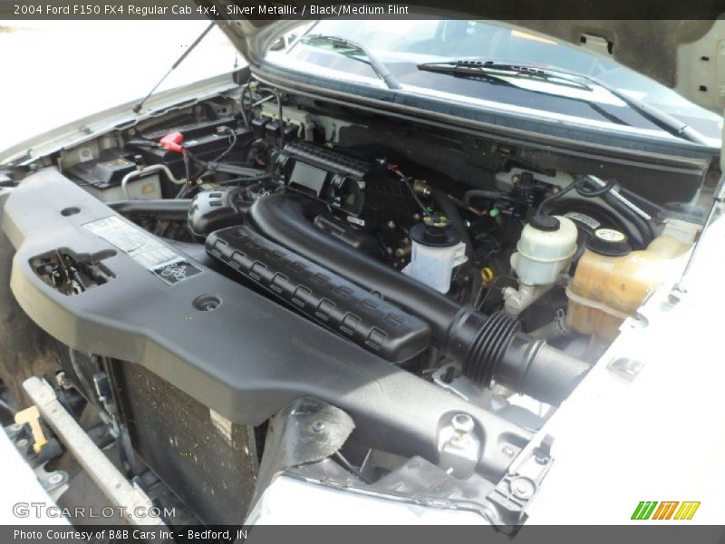 Silver Metallic / Black/Medium Flint 2004 Ford F150 FX4 Regular Cab 4x4