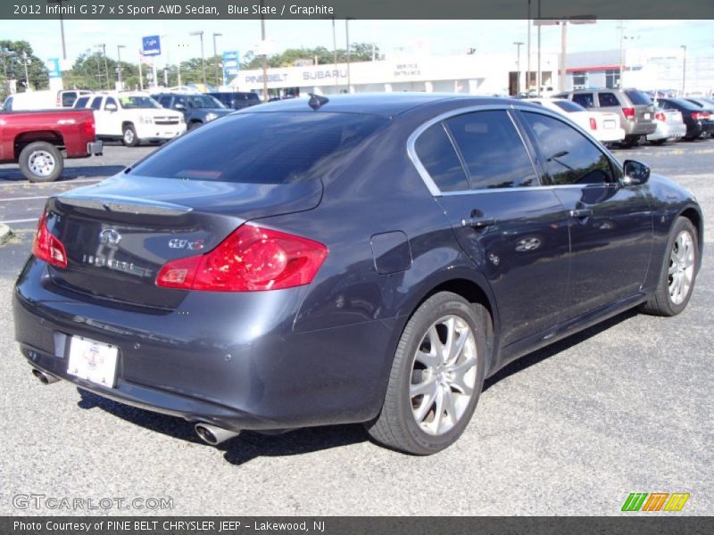 Blue Slate / Graphite 2012 Infiniti G 37 x S Sport AWD Sedan