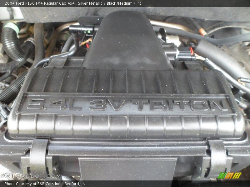 Silver Metallic / Black/Medium Flint 2004 Ford F150 FX4 Regular Cab 4x4