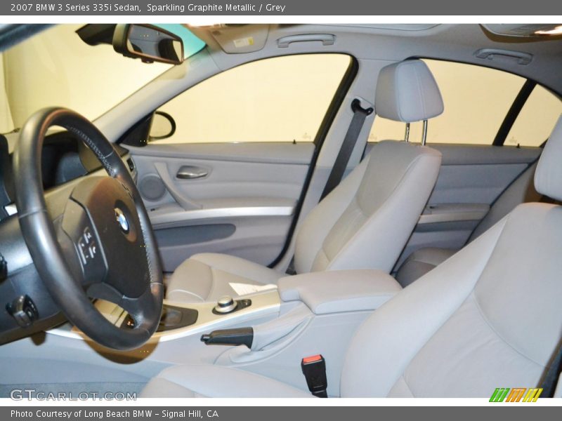 Sparkling Graphite Metallic / Grey 2007 BMW 3 Series 335i Sedan