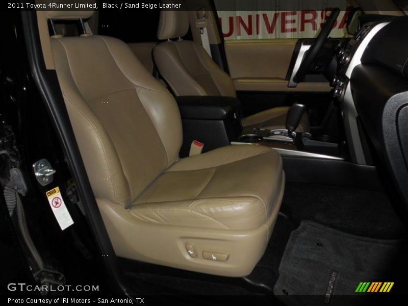 Black / Sand Beige Leather 2011 Toyota 4Runner Limited