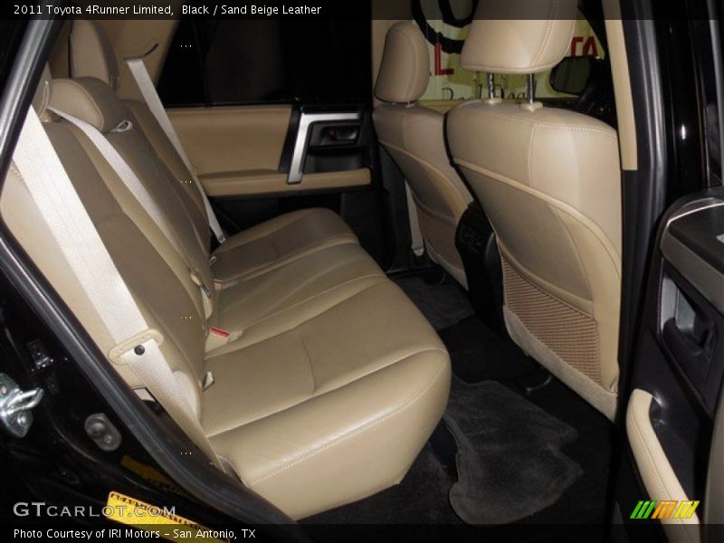 Black / Sand Beige Leather 2011 Toyota 4Runner Limited