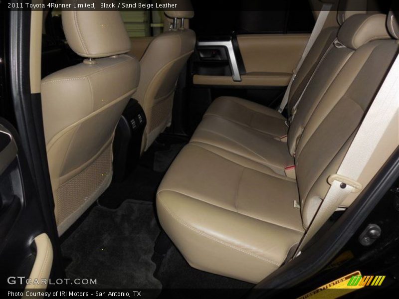 Black / Sand Beige Leather 2011 Toyota 4Runner Limited