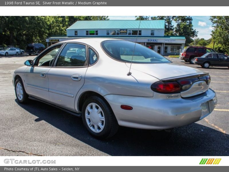 Silver Frost Metallic / Medium Graphite 1998 Ford Taurus SE