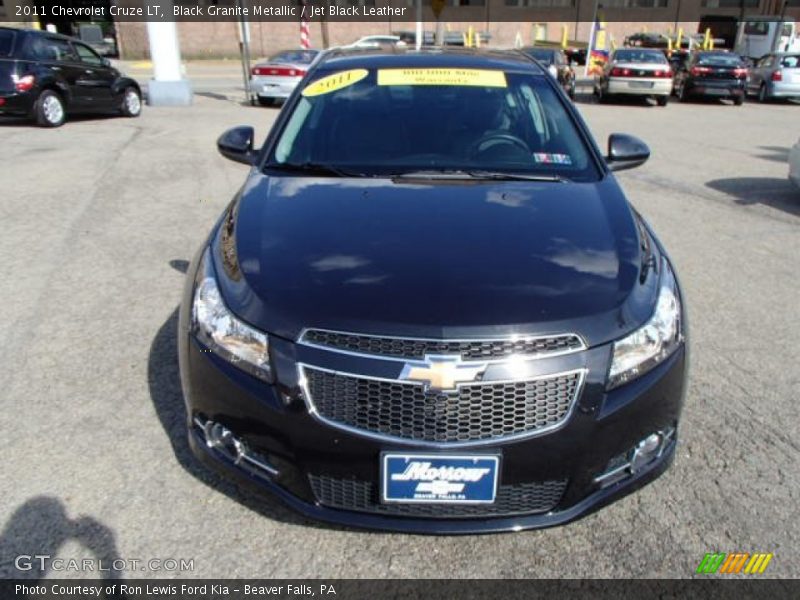 Black Granite Metallic / Jet Black Leather 2011 Chevrolet Cruze LT