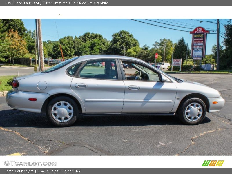 Silver Frost Metallic / Medium Graphite 1998 Ford Taurus SE