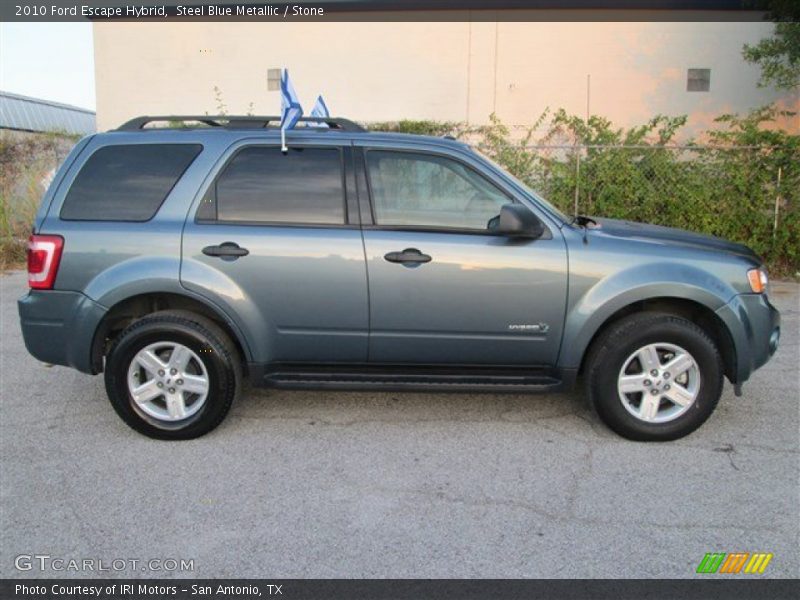 Steel Blue Metallic / Stone 2010 Ford Escape Hybrid