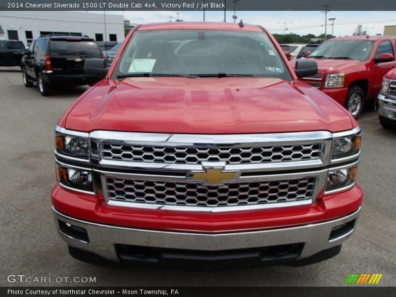 Victory Red / Jet Black 2014 Chevrolet Silverado 1500 LT Double Cab 4x4