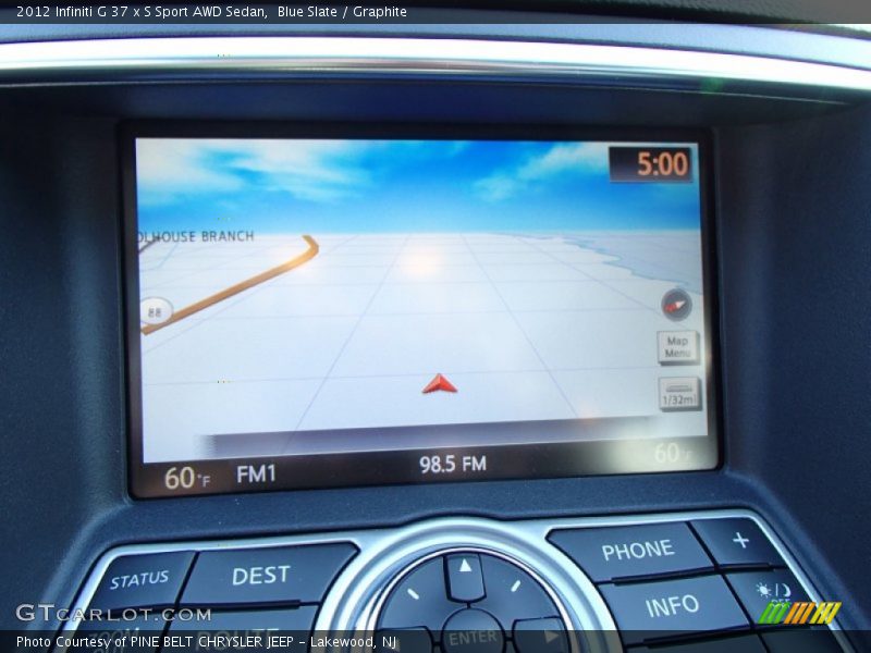 Blue Slate / Graphite 2012 Infiniti G 37 x S Sport AWD Sedan