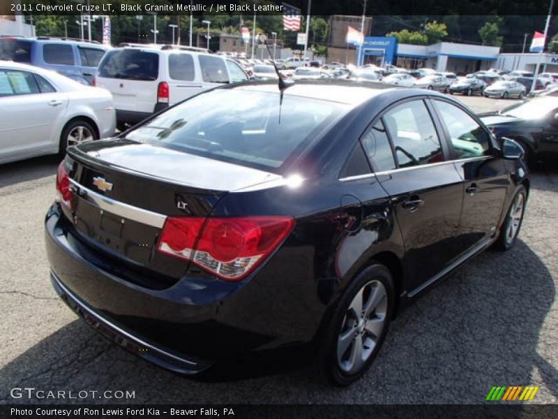 Black Granite Metallic / Jet Black Leather 2011 Chevrolet Cruze LT