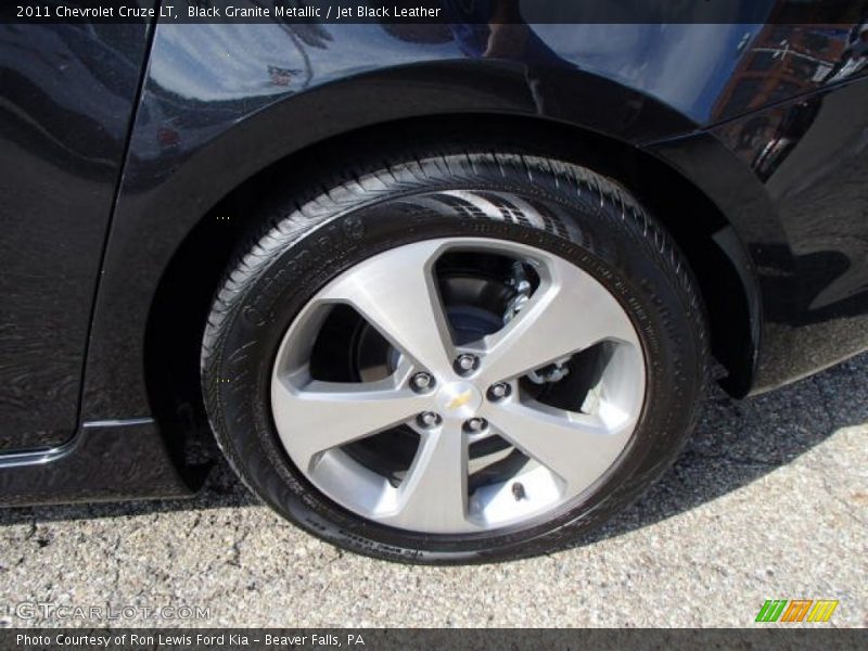 Black Granite Metallic / Jet Black Leather 2011 Chevrolet Cruze LT