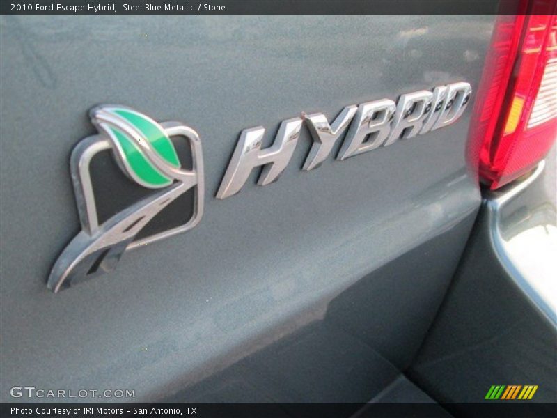 Steel Blue Metallic / Stone 2010 Ford Escape Hybrid