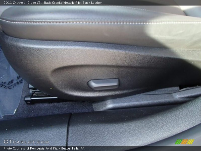 Black Granite Metallic / Jet Black Leather 2011 Chevrolet Cruze LT